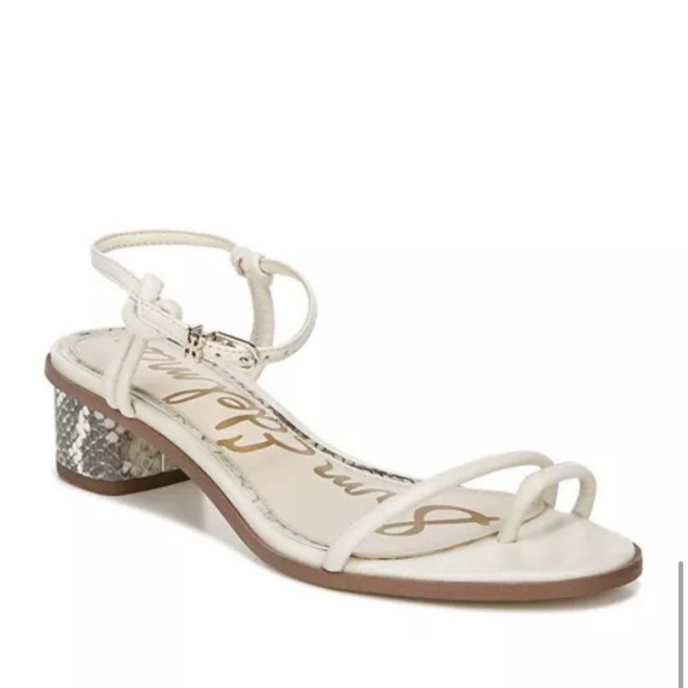 NWB Sam Edelman Isle Strappy Sandals, Low Block Heel